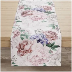 Bieżnik velvet 40x160 Peonia