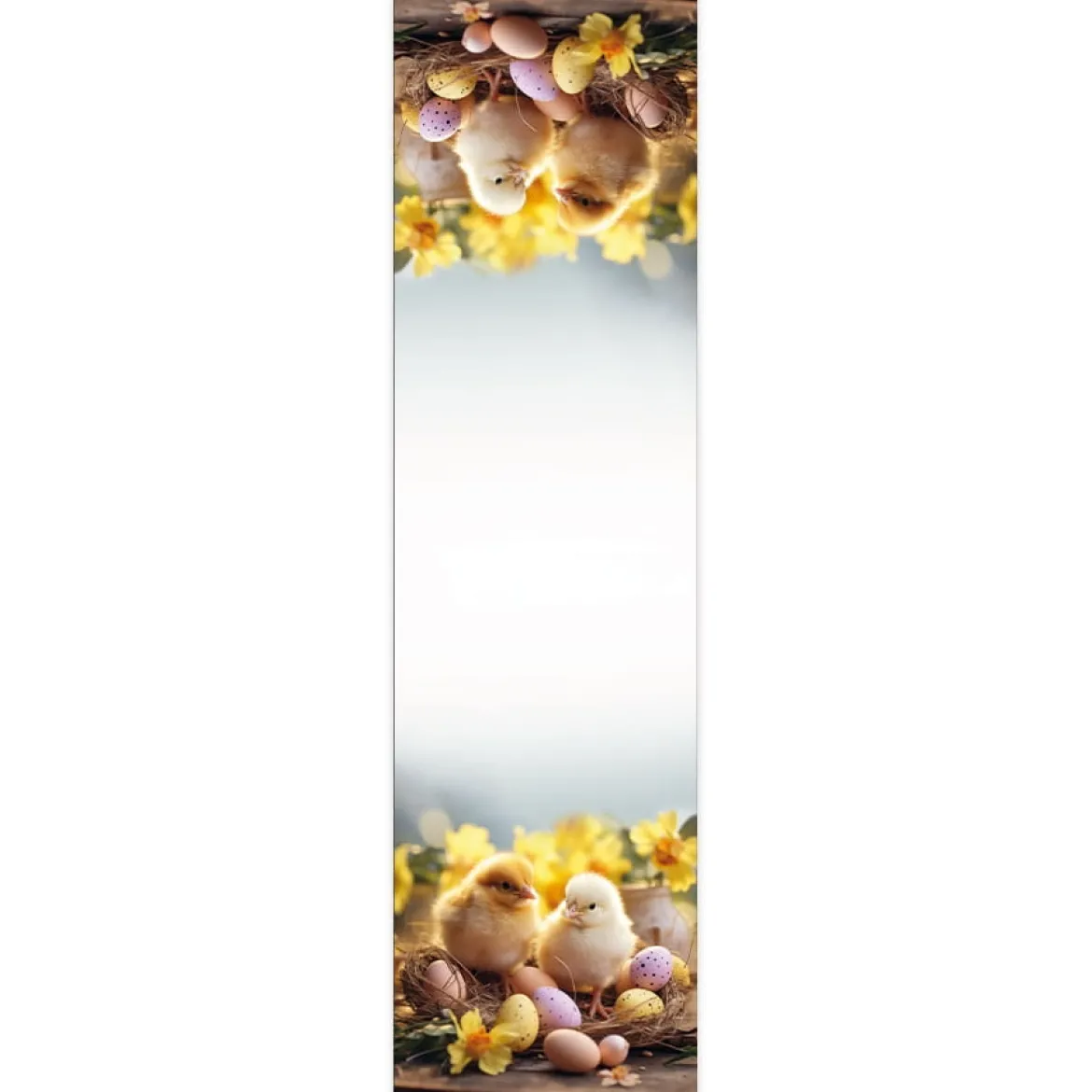 Bieżnik wodoodporny 38x140 Kurczaki Wielkanocne