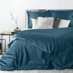 Ekskluzywna pościel granatowa 160x200