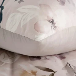 Ekskluzywna pościel Premium pudrowa 160x200 w kwiaty