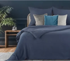 Ekskluzywna pościel Terra Collection granatowa 160x200 Palermo