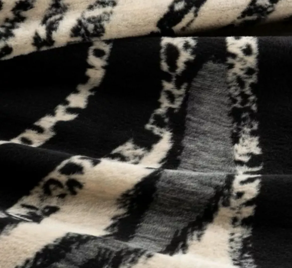 Koc akrylowy 150x200 Zebra