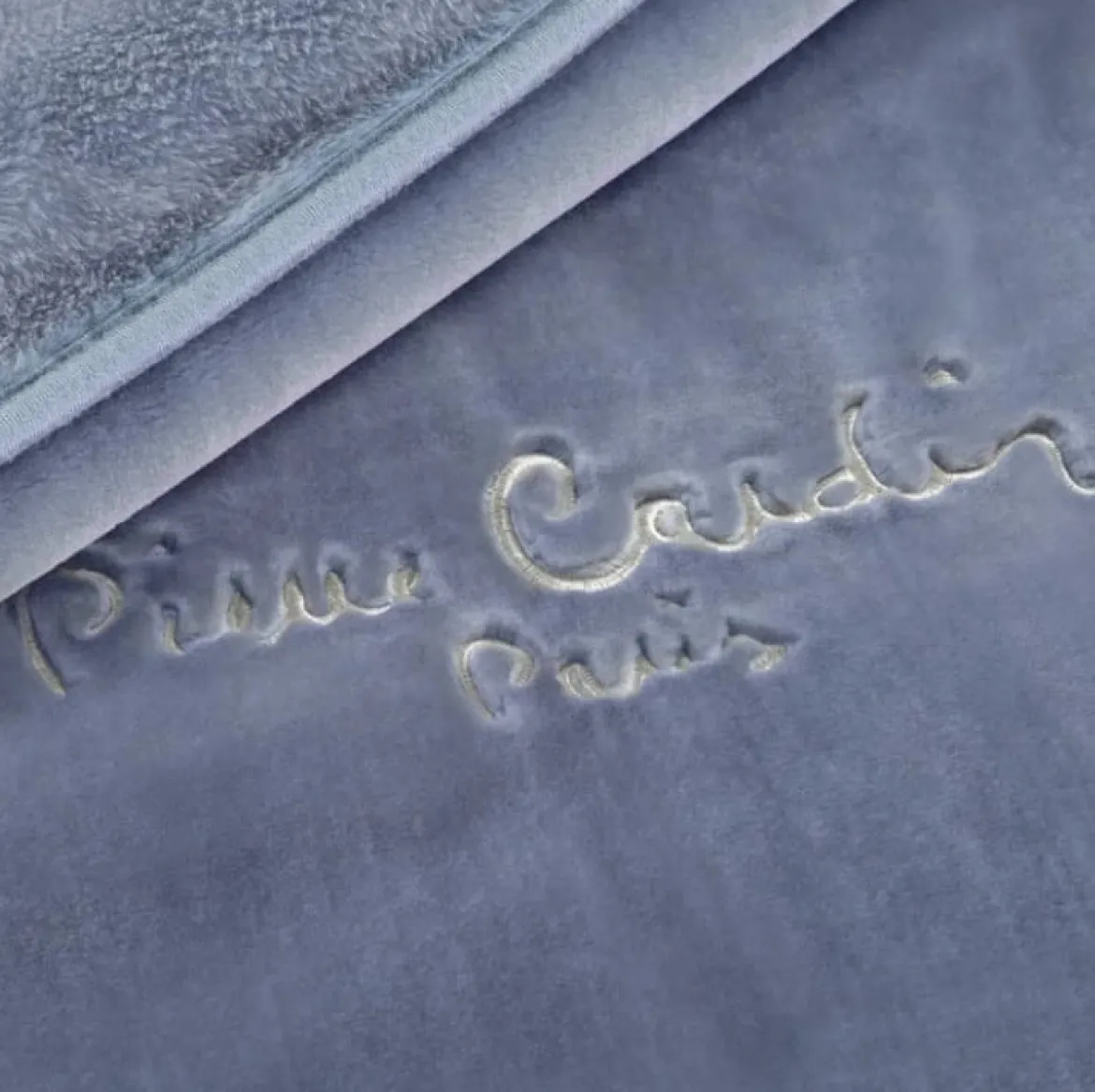 Koc 160x220 niebieski Pierre Cardin