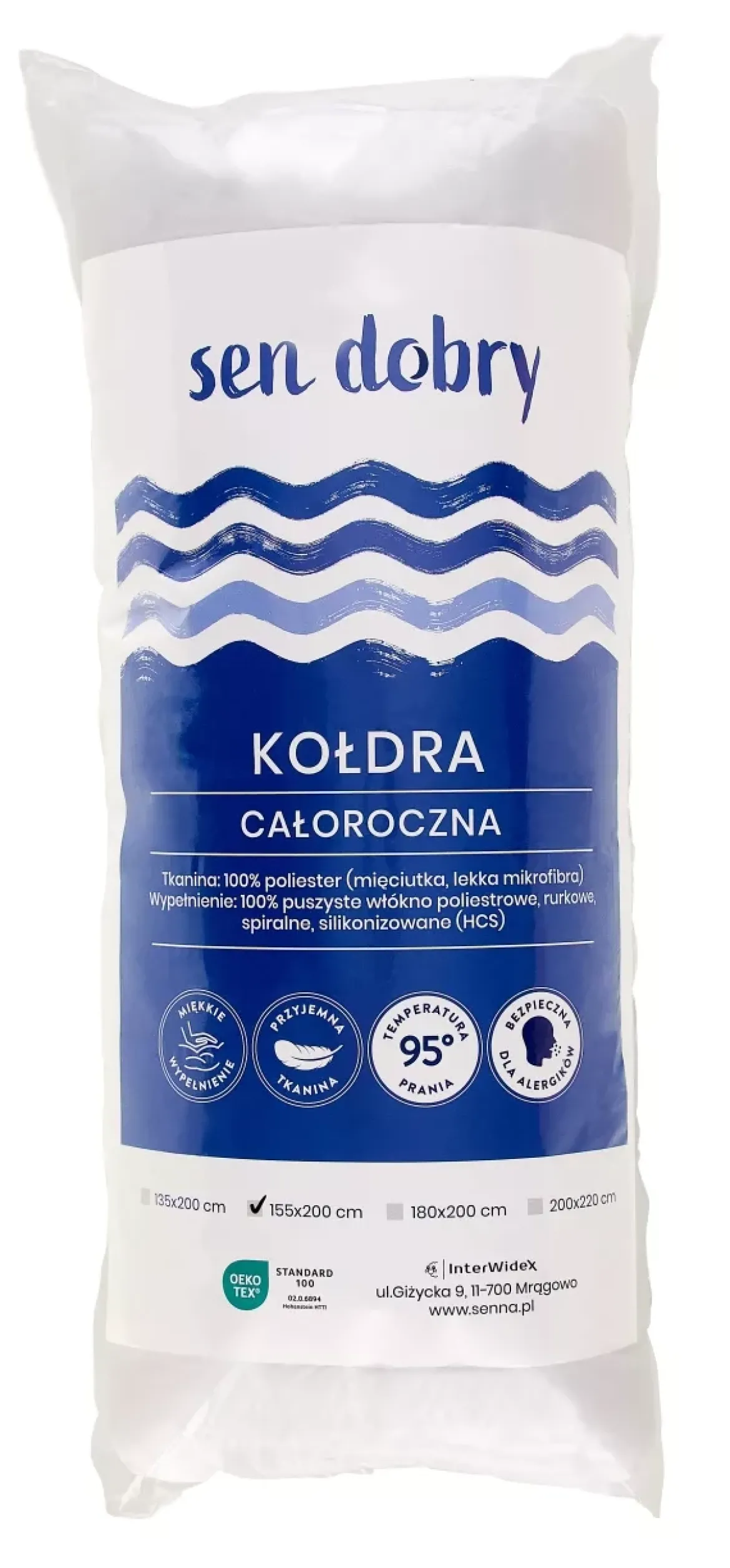 Kołdra Sen Dobry 220x200 całoroczna
