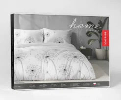 Komplet pościeli Home Satin z satyny bawełnianej 140x200 delikatne dmuchawce