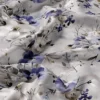 Komplet pościeli Home Satin z satyny bawełnianej 160x200 w fioletowe i kremowe kwiaty