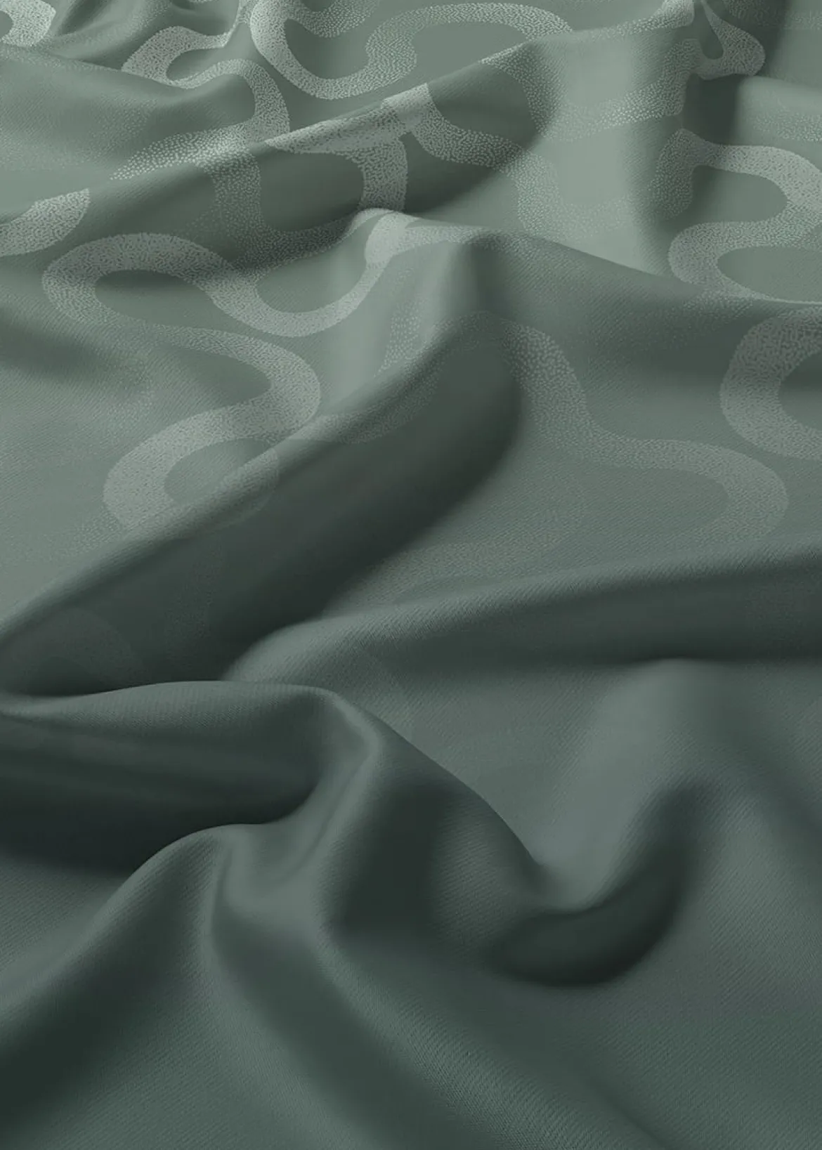 Komplet pościeli Home Satin z satyny bawełnianej 160x200 w zieleń szałwiową