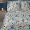 Komplet pościeli Home Satin z satyny bawełnianej 220x200 w akwarelowe kwiaty