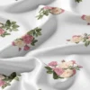 Komplet pościeli Home Satin z satyny bawełnianej 220x200 w różane bukiety