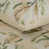 Komplet pościeli Sonia 100% bawełniana 140x200 w duże kremowe kwiaty