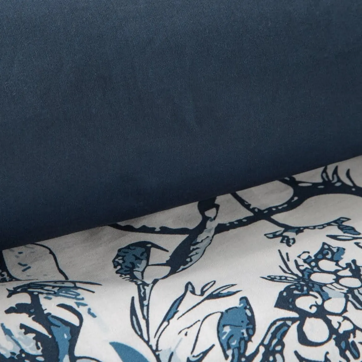 Komplet pościeli z bawełny satynowej 220x200 w stylu toile de jouy