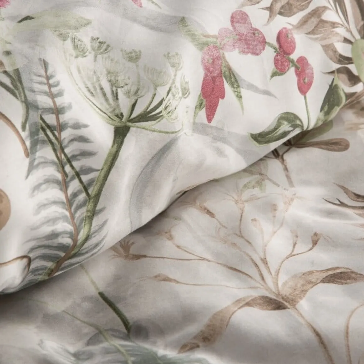 Komplet pościeli z bawełny satynowej Spring 220x200 florystyczne motywy