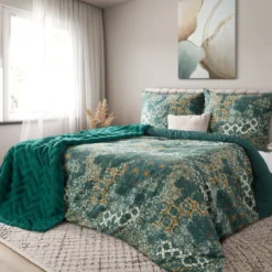 Komplet pościeli z bawełny satynowej Spring 220x200 w orientalny wzór