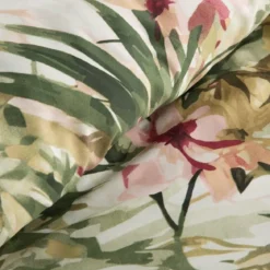 Komplet pościeli z bawełny satynowej Spring 140x200 tropikalny wzór