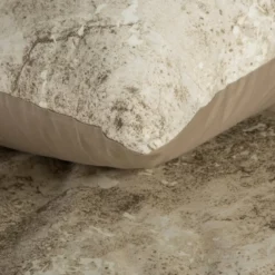 Komplet pościeli z bawełny satynowej Spring 160x200 w piaskowy kamienny wzór