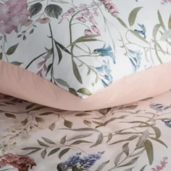 Komplet pościeli z bawełny satynowej Spring 160x200 wzór kwiatowy