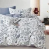 Komplet pościeli z bawełny satynowej 160x200 motyw florystyczny