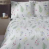 Komplet pościeli z satyny bawełnianej 160x200 drobne kwiaty Home Satin