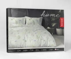Komplet pościeli z satyny bawełnianej 220x200 drobne kwiaty Home Satin