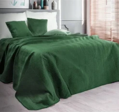 Narzuta Sofia 230x260 ciemno zielona