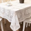 Obrus ażurowy biały Boho 140x220 Iness