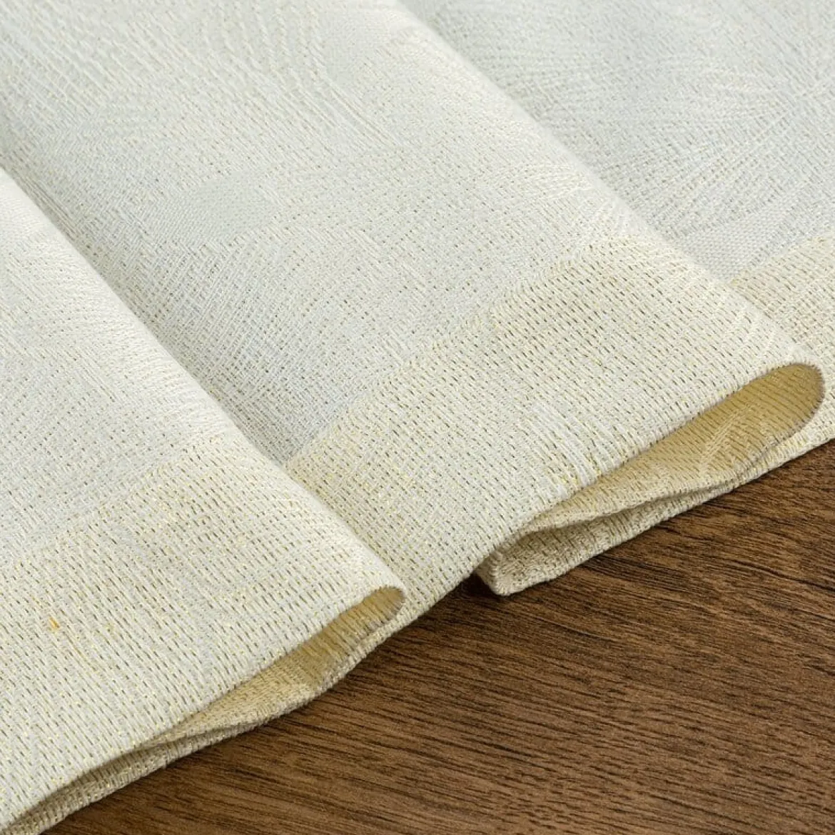 Obrus Lilian 145x350 kremowo złoty