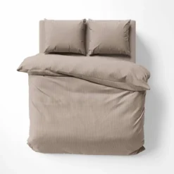 Pościel adamaszkowa Pure 180x200 taupe