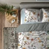 Pościel bawełna satynowa Boho 160x200 w kwiaty