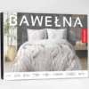 Pościel bawełniana 100% 220x200 motyw pudrowo różowych traw i kłosów