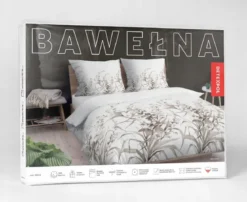 Pościel bawełniana 100% 220x200 wzór botaniczny