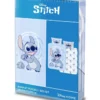 Pościel licencjonowana dziecięca bawełniana niebieska Stitch 160x200