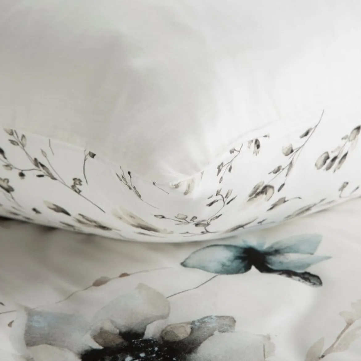 Pościel Premium bawełna satynowa 160x200 Kwiaty