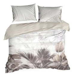 Pościel Premium bawełna satynowa 220x200 Tropikalne Liście