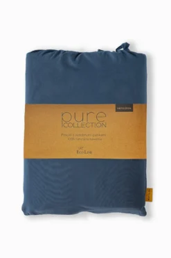 Pościel Pure Eco Line bawełniana 220x200 denim z guziczkami
