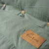 Pościel Pure Eco Line bawełniana 220x200 miętowa z guziczkami