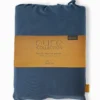 Pościel Pure Eco Line bawełniana 160x200 denim z guziczkami
