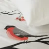 Pościel satyna bawełniana świąteczna 140x200 Berry