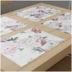 Podkładki wodoodporne velvet 35x45 Peonia