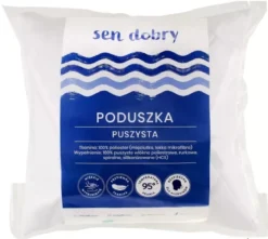 Poduszka jasiek Sen Dobry pikowana 40x40 biała