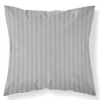 Poszewka adamaszkowa Pure 40x40 jasnoszara