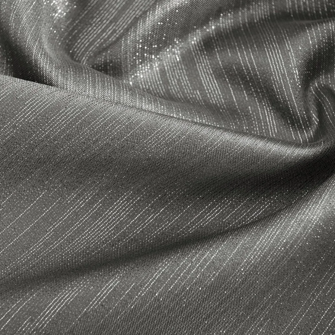 Poszewka ciemnoszara 40x40 z lurexem
