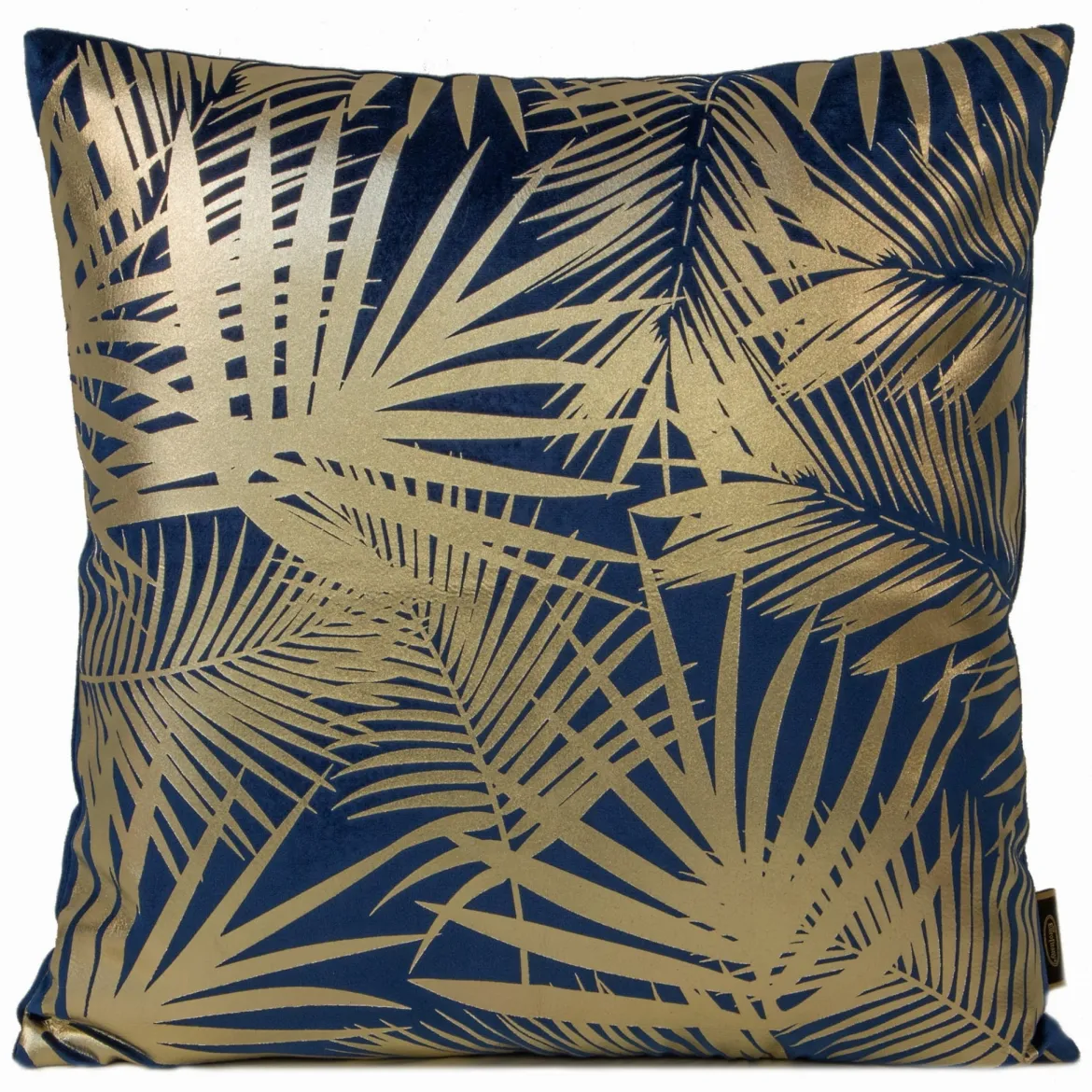 Poszewka dekoracyjna velvet 45x45 Blink granatowo złota