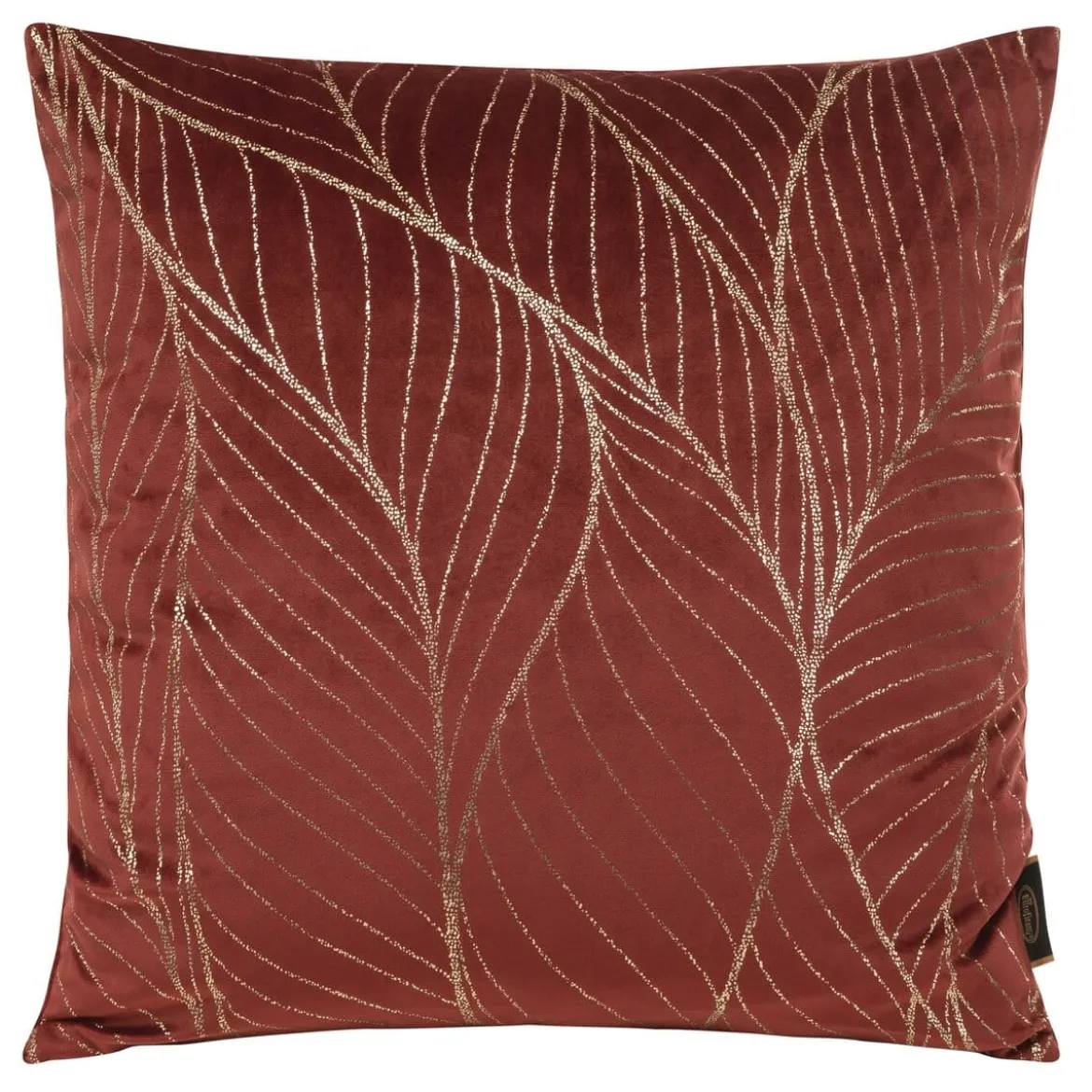 Poszewka dekoracyjna velvet 45x45 ceglana