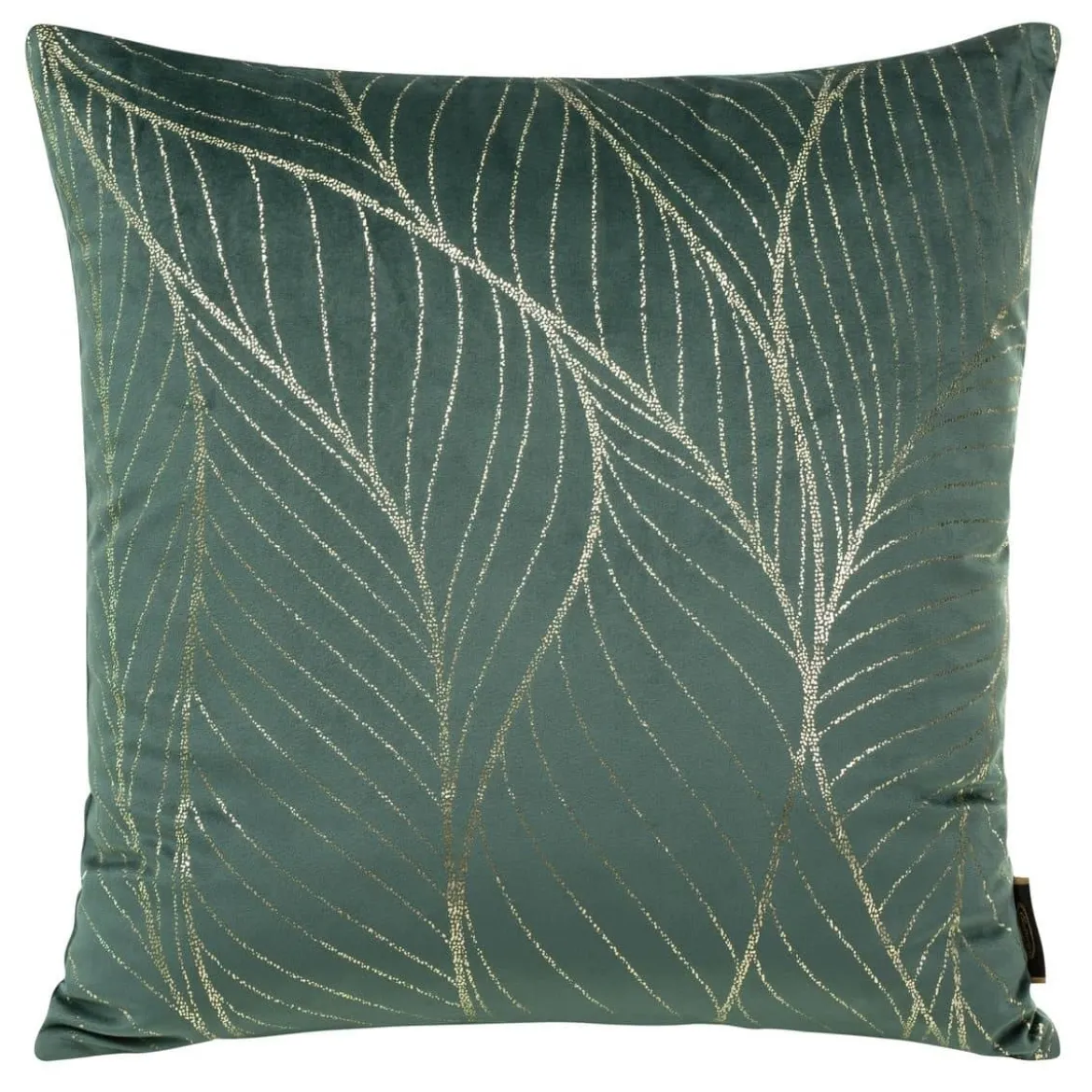 Poszewka dekoracyjna velvet 45x45 ciemno miętowa