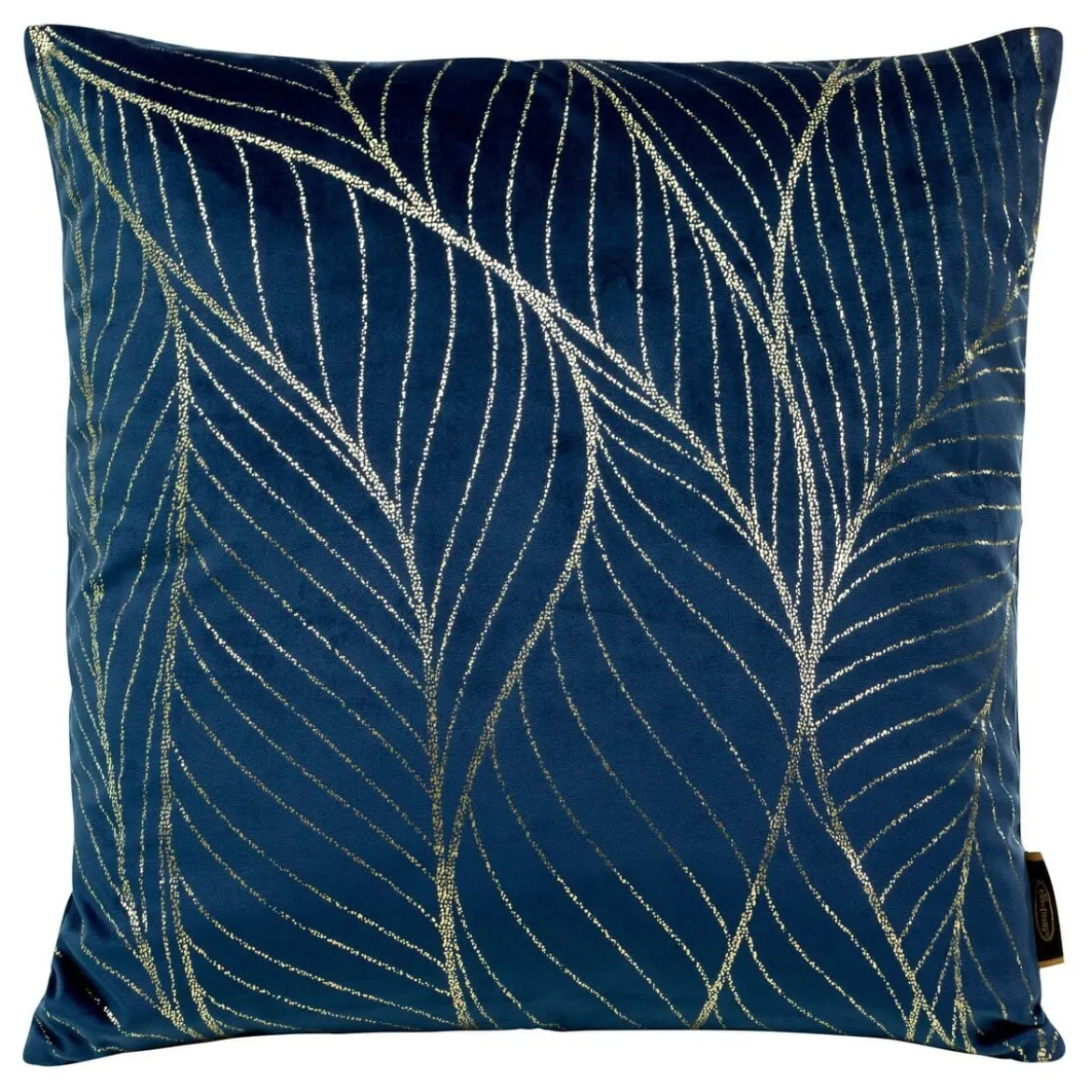 Poszewka dekoracyjna velvet 45x45 granatowa
