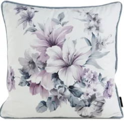 Poszewka dekoracyjna velvet 45x45 Kwiaty