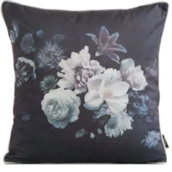 Poszewka dekoracyjna velvet 45x45 Kwiaty