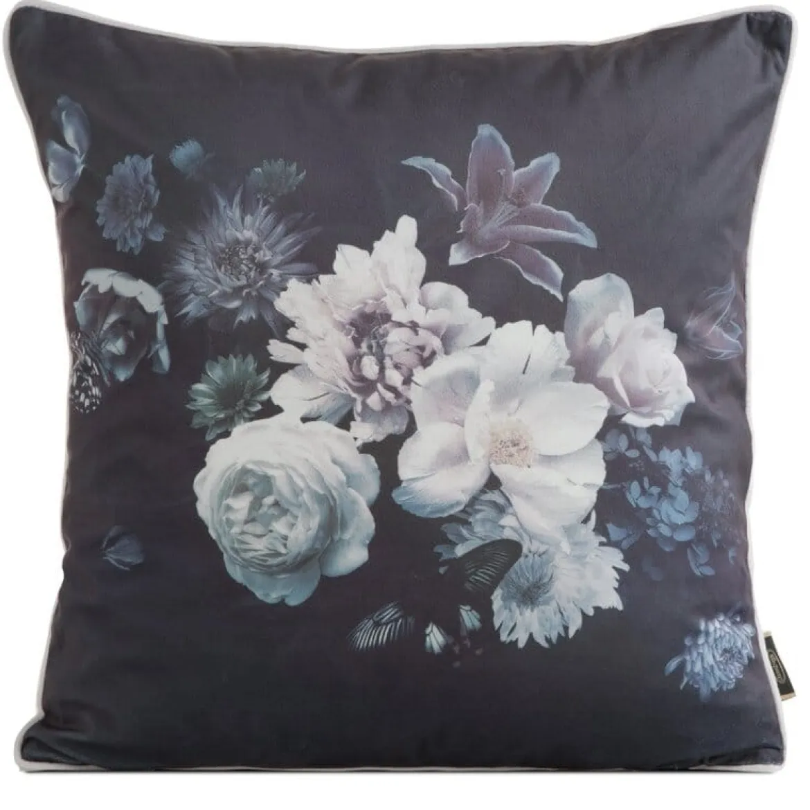 Poszewka dekoracyjna velvet 45x45 Kwiaty
