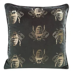 Poszewka dekoracyjna velvet Blink 45x45 ciemno miętowa