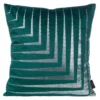 Poszewka dekoracyjna velvet Blink 45x45 ciemno turkusowa